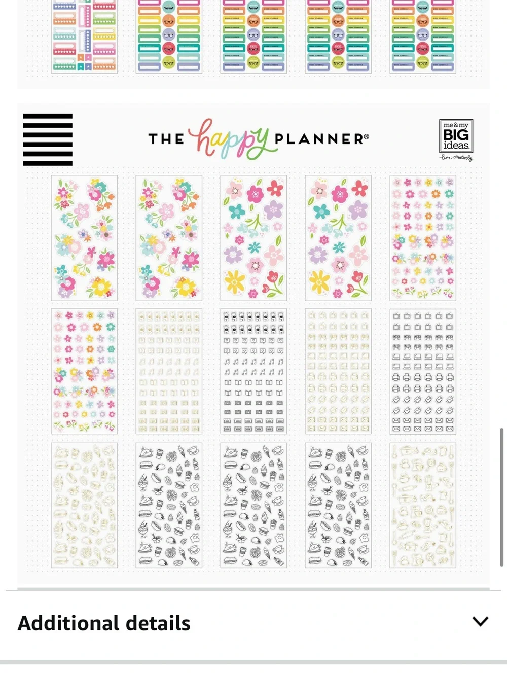 The Happy Planner add bright